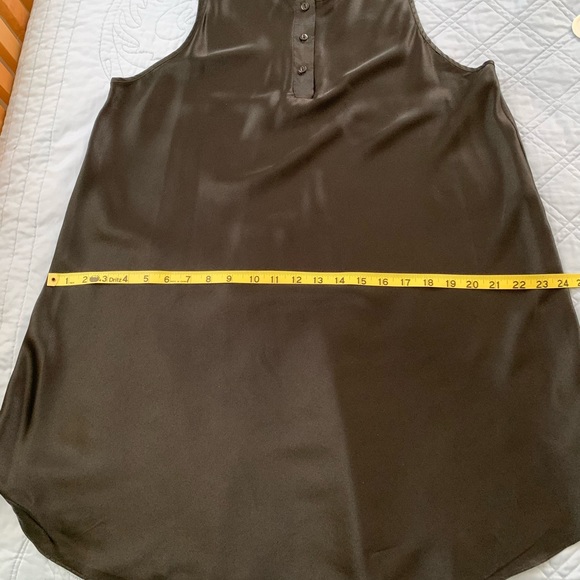 Cinema Etoile Black Satin Sleeveless Pullover Night Dress Size: L-XL - Picture 9 of 13